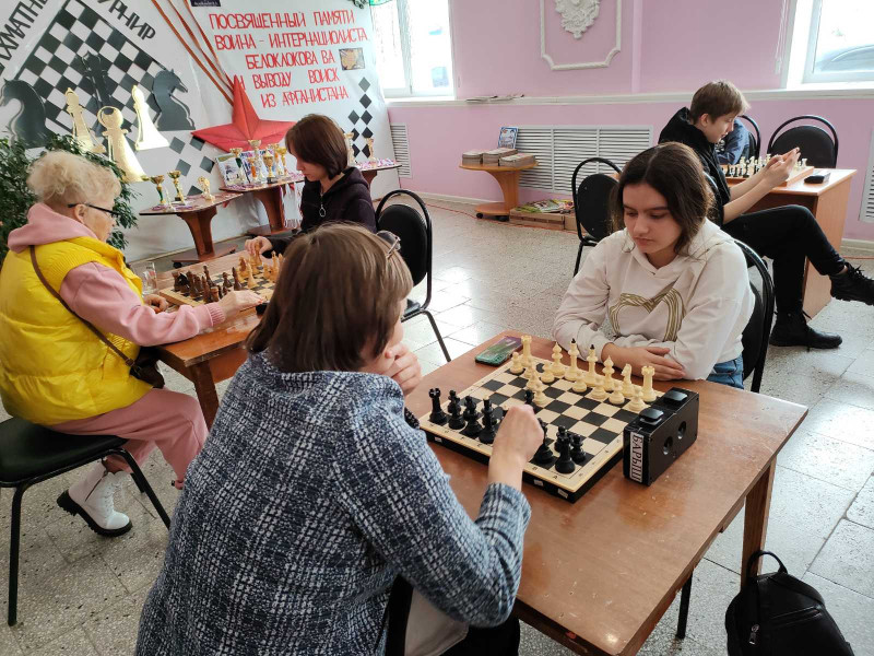 Шахматный турнир в г. Барыш.